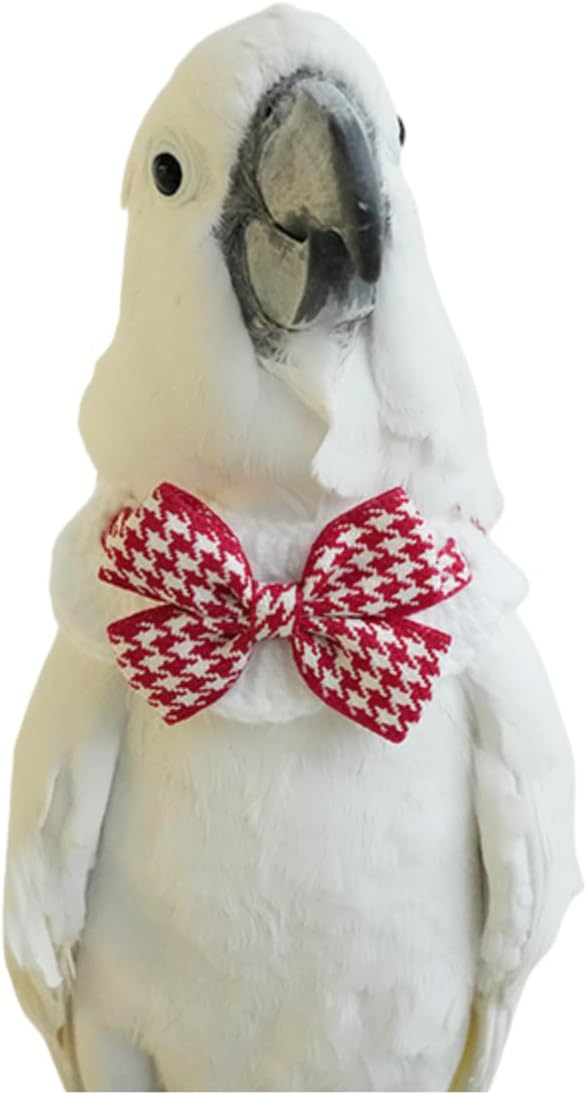 Bird Collar, Bird Clothes, Parrot Bird Supplies, Cute Collar for Medium and Large Birds Eclectus Cockatoo African Grey Amazon Bow Tie Scarf Super Cute Costume Photo Prop for Parrots (Necktie) - Image 11