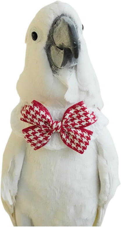 Bird Collar, Bird Clothes, Parrot Bird Supplies, Cute Collar for Medium and Large Birds Eclectus Cockatoo African Grey Amazon Bow Tie Scarf Super Cute Costume Photo Prop for Parrots (Necktie) - Image 11