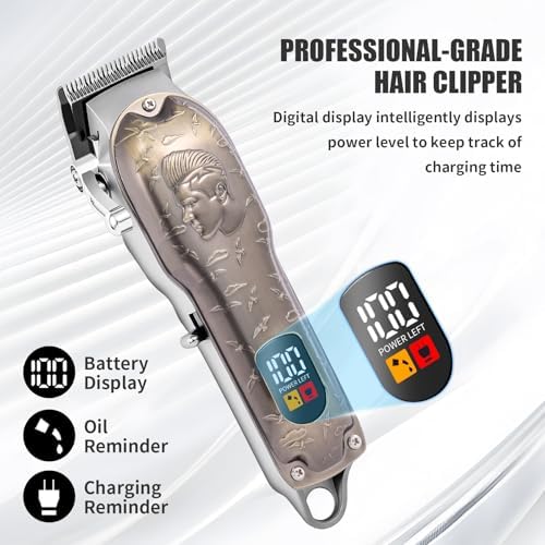 WMZR T-shaped sideburn trimmer with stainless steel zero-gap precision blades.