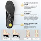 Welnove high arch support insoles for work boots and standing all day.