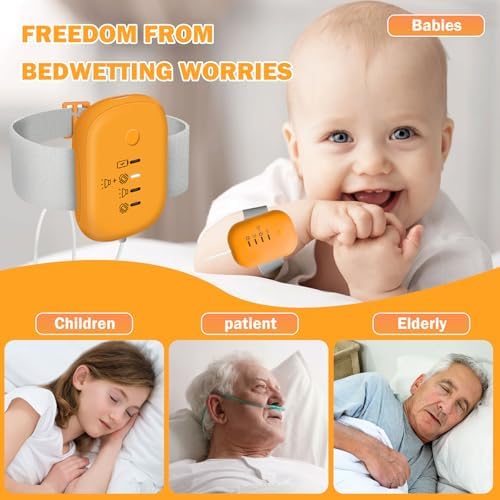 High sensitivity urine sensor for nighttime potty training and enuresis support.