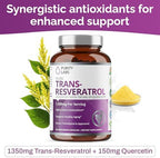 Purity Labs organic antioxidant supplement bottle back view instructions