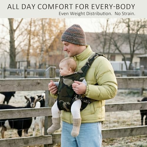Ergonomic hip support view of MISSWISDOM baby carrier
