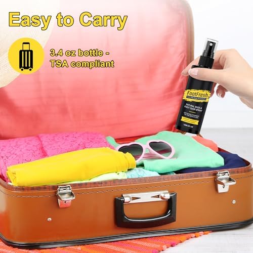 Friendly Foot twenty four hour freshness shoe spray application view