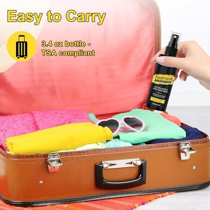 Friendly Foot twenty four hour freshness shoe spray application view