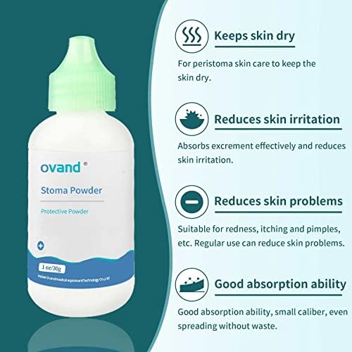 Authentic USA imported Ovand stoma powder packaging for Indian ostomy care