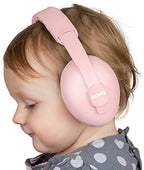 Snug baby earmuffs in travel-ready folded position