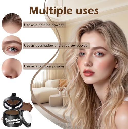 Toseky hair concealer powder open showing mirror