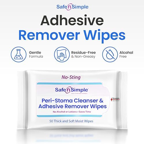 Safe n' Simple alcohol free no sting wipes for sensitive skin