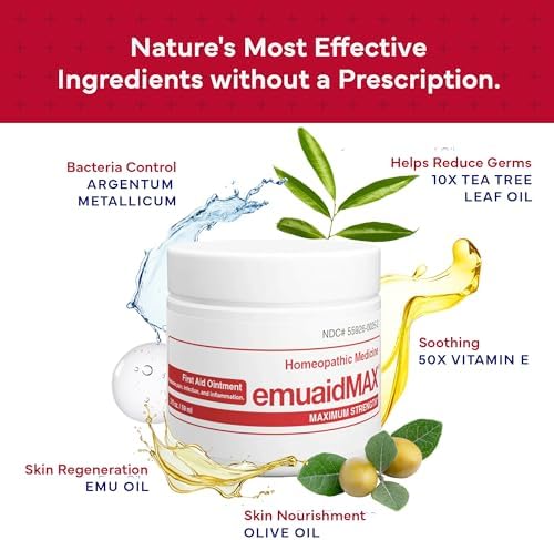 Maximum strength skin irritation cream jar showcasing the anti-fungal and anti-bacterial formula.