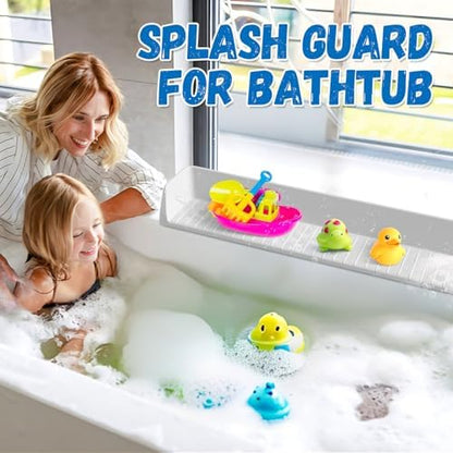 Close up of the eleven suction cups on the underside of the toddler bathtub protector shelf.