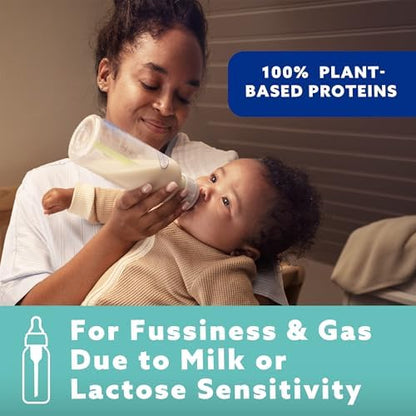 Dr. Brown's Soy-ease Pro non-GMO baby formula container side panel directions.