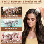 Portable USB rechargeable electric scalp massager for travel