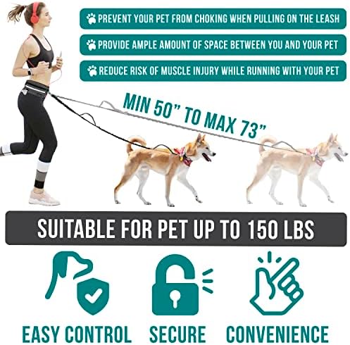 PetAmi reflective dog leash detail for low light safety