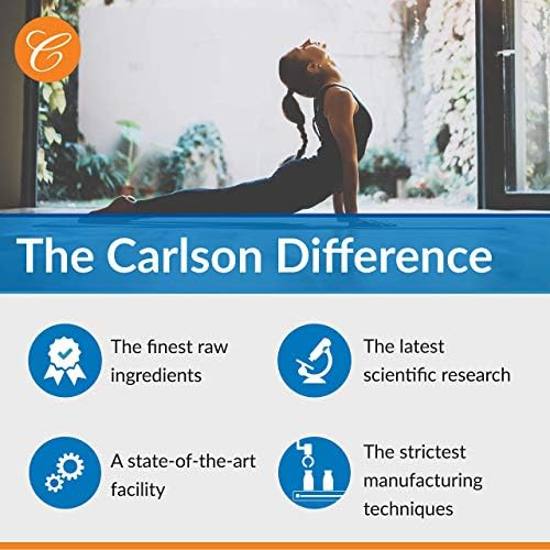 Authentic USA imported Carlson Manganese tablets packaging