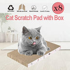 Catinarla furniture protector cardboard scratching pad set for multiple cats