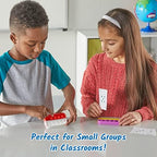 Portable hand2mind sensory bubble poppers set of six being used as quiet travel toys in a car