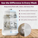 Close up of Grownsy bottle washer tablets packaging