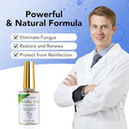 Close up of Ourui One fungal nail repair serum for thick yellow nails