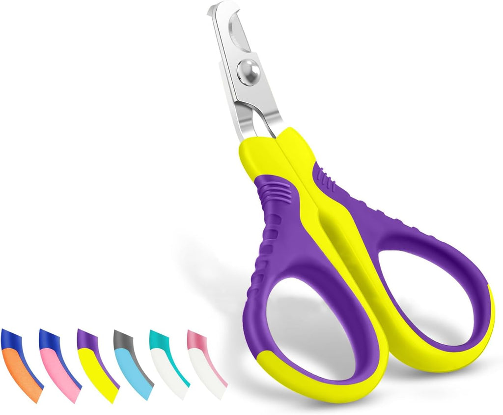 WePet Pet Nail Clippers U07.1, Professional Claw Trimmer, Bended Scissor Special for Cats, Kittens, Dogs, Puppies, Small Animals, White/Pine Green - Image 11