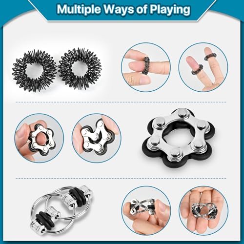 Magnetic rings and anxiety rings sensory set