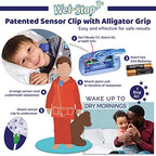 Blue Wet-Stop enuresis training kit packaging containing the user guide progress calendar and reward stickers