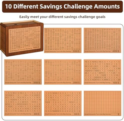 Zayeemi wooden cash vault piggy bank being assembled using interlocking panels.