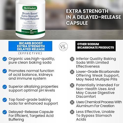 BioWisdom Bicarb Boost packaging details showcasing alkaline electrolyte hydration and sports endurance benefits for runners