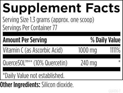Premium dietary supplement unflavored powder texture inside the container.