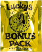Bobby Nugget gold paydirt resealable bag close up