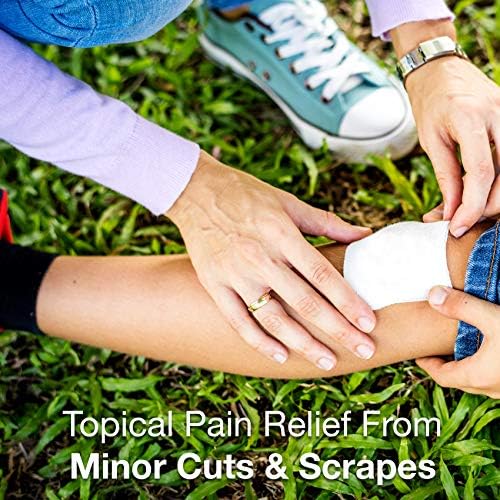 Applying MG217 cooling spray to a minor skin irritation for instant soothing.
