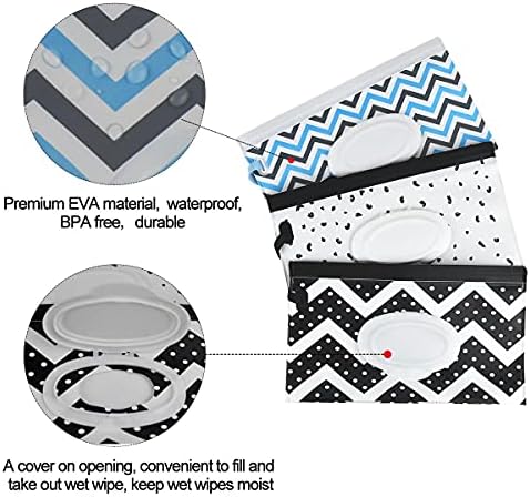 Detailed view of durable EVA material baby wipe pouch