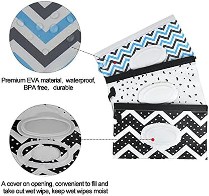 Detailed view of durable EVA material baby wipe pouch