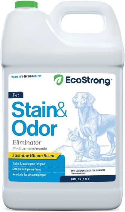 Eco Strong Pet Stain and Odor Remover - Cat Urine Enzyme Cleaner, Urine Destroyer for Dogs, Pet Urine Enzyme Cleaner [All New Fragrance Free] - 128oz - Image 14