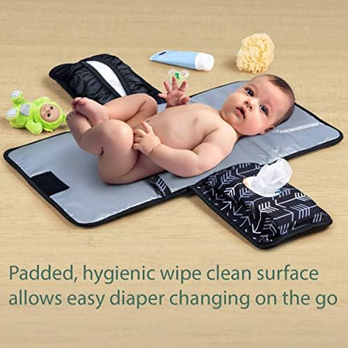 Lil Fox baby changing mat folded storage configuration