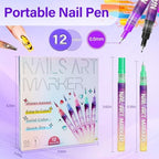 Hubture nail art marker set packaging details