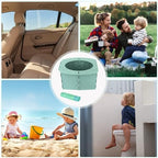 Topincn portable green potty seat packed for travel