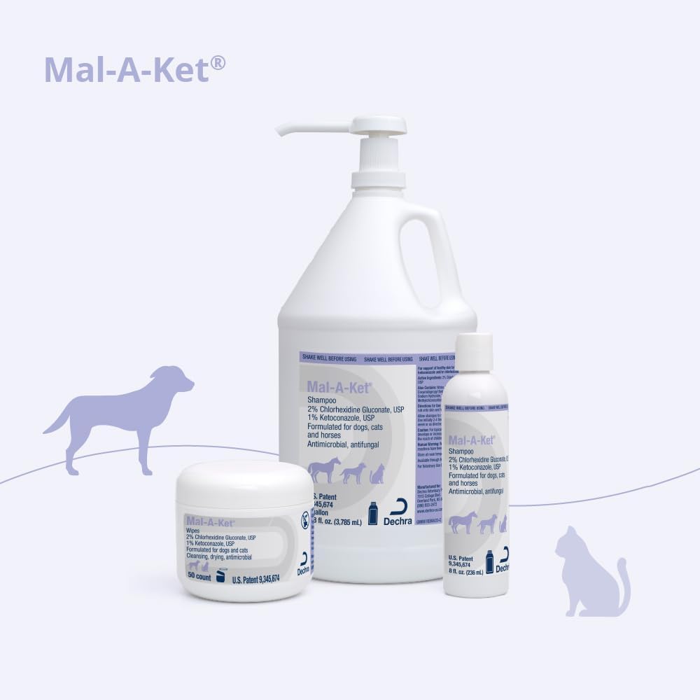 Medicated pet wipes for dog wrinkles and cat acne treatment jar.