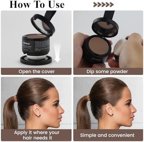 Afmicat hairline powder packaging and branding