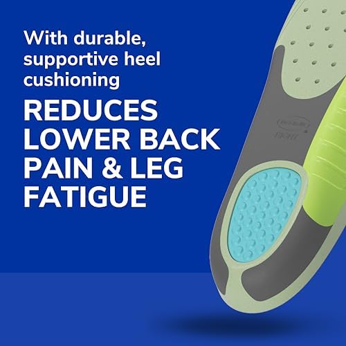Back view of Dr. Scholl's insoles highlighting the durable heel cushioning