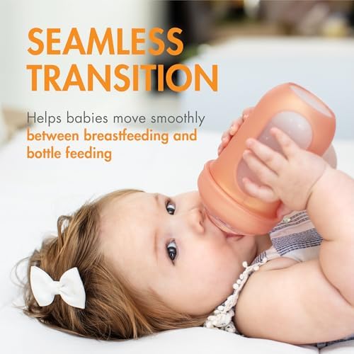 Side profile of food-safe platinum silicone bottle nipples highlighting the gradual slope design.