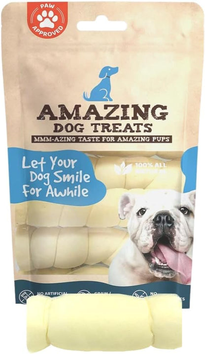 Natural grass fed beef cheek chews 4 count