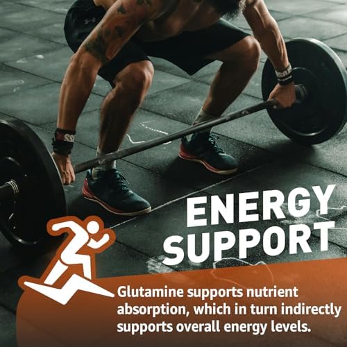 Nextdia L-Glutamine gummies bottle side view showing ingredients