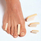 Close up of PediFix foam toe separator for foot care