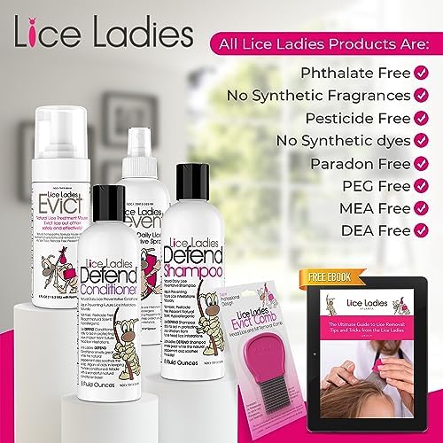 Authentic USA imported Lice Ladies complete home treatment set