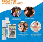 Complete three step lice removal kit for family hair care