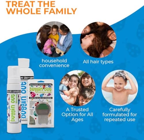 Complete three step lice removal kit for family hair care