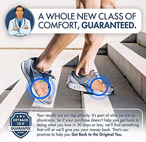 Four count pack of Dr. Frederick's Original ball of foot cushions for men and women.