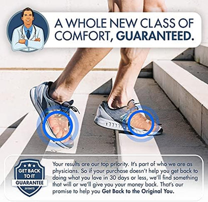 Four count pack of Dr. Frederick's Original ball of foot cushions for men and women.