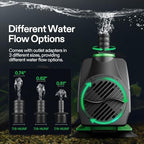 Vivosun fountain pump flow control dial